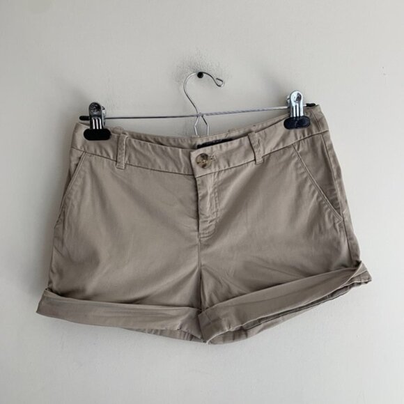 Aritzia Talula Women's Shorts Khaki Pockets Cargo Utility Army low rise Size 0 - Picture 3 of 12